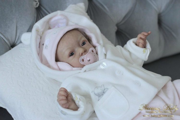 Маленькая капелька - Аделия! Кукла реборн Анастасии Бочковой