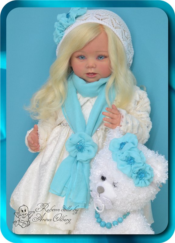 Моя бирюзовая ВАСИЛИСкА (молд Bonnie by Linda Murray)