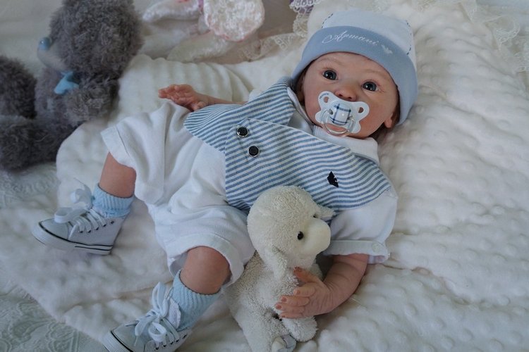 Малыш Микки. Кукла реборн Наталии Коноваловой (фото 9)