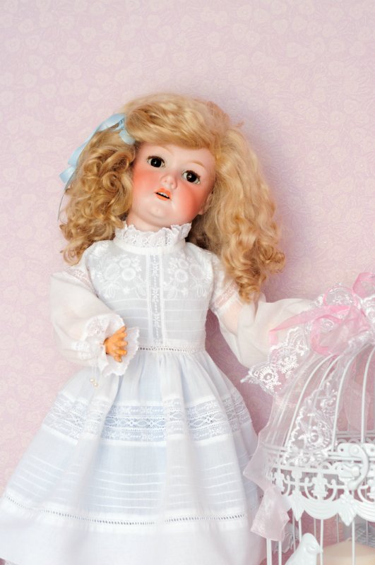 История одной любви — Редкие антикварные куклы и реплики: воск (фото 7)