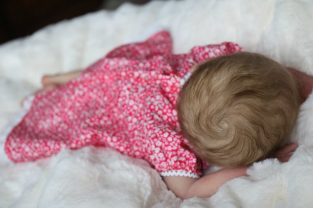 Спящая малышка Рози 2. Куколка реборн Виктории Вишни