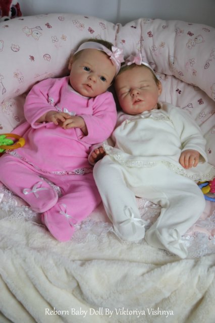 Близняшечки Ноа... Куколки реборн Виктории Вишни