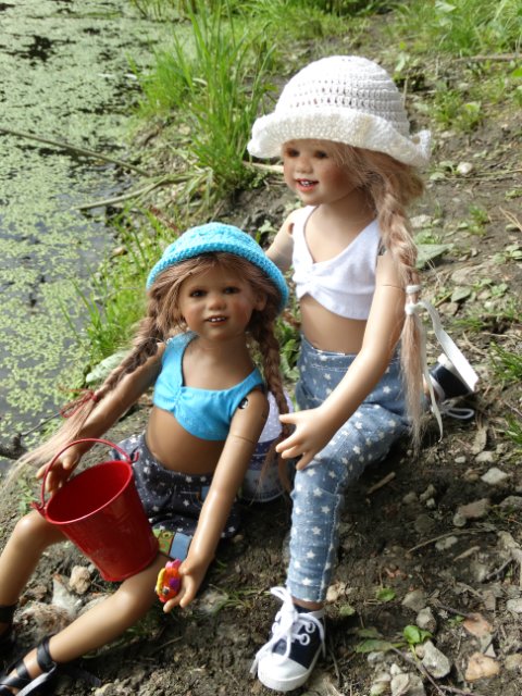 Мои рыбачки — Куклы Annette Himstedt (Аннетт Химстедт): коллекционные