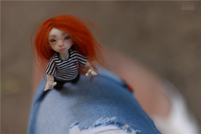 Непоседа Фиби. Авторская бжд-мышка Лидии Снуль