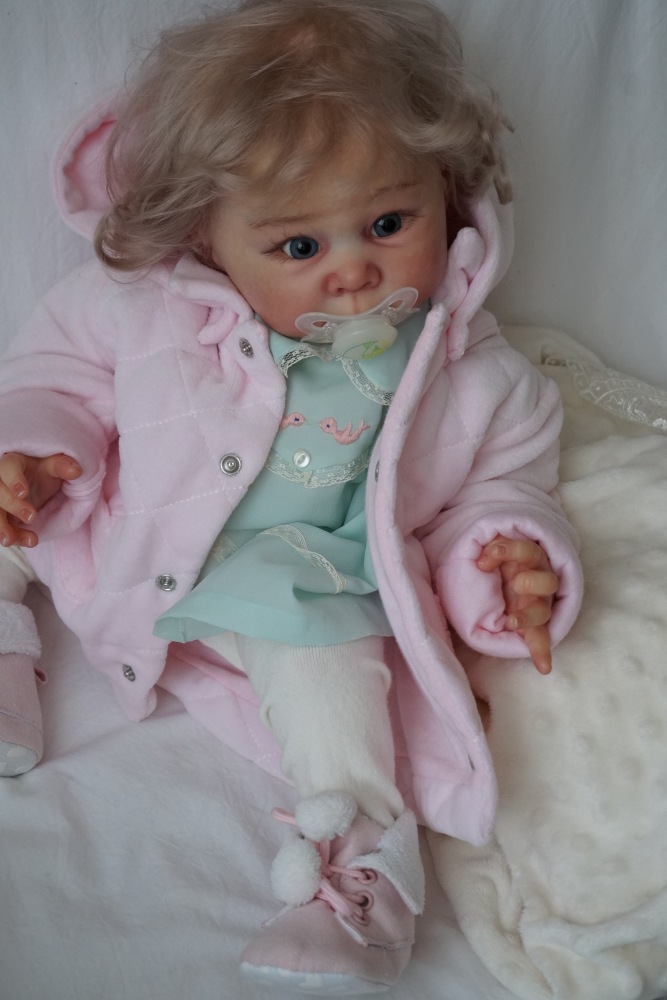 Лизонька. Маленькая шалунья. Кукла реборн Наталии Коноваловой