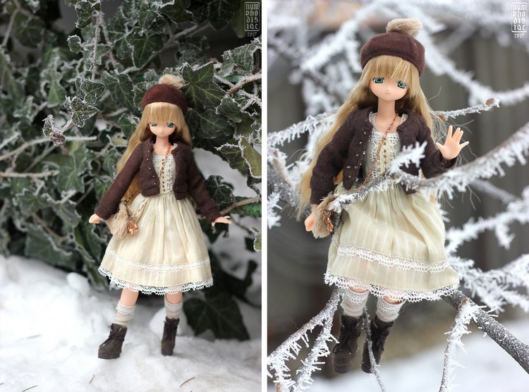 Распаковка и зимняя прогулка зайки Миа. Spring Rabbit Mia, ExCute Komorebimori Pure Neemo (фото 5)