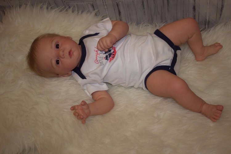 Малыш из молда Харлоу — Куклы Реборн (Reborn): работы мастеров (фото 5)