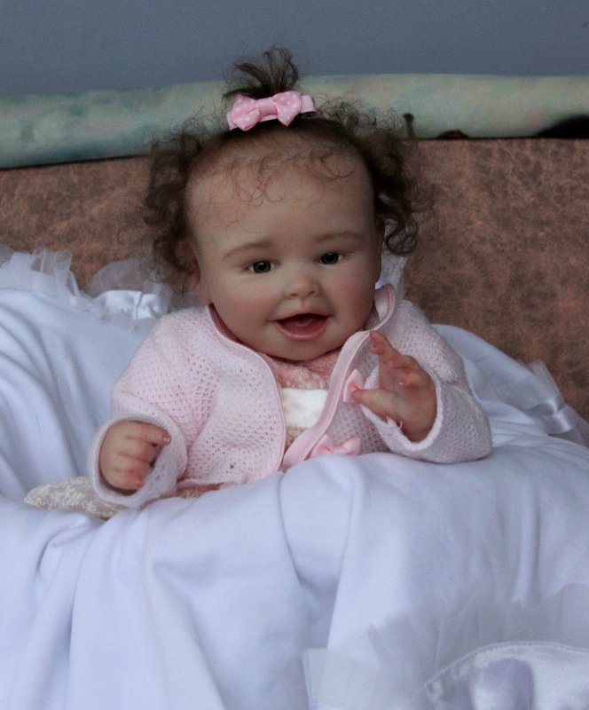 Девочка Весна, кукла-реборн Элины Кудрявцевой