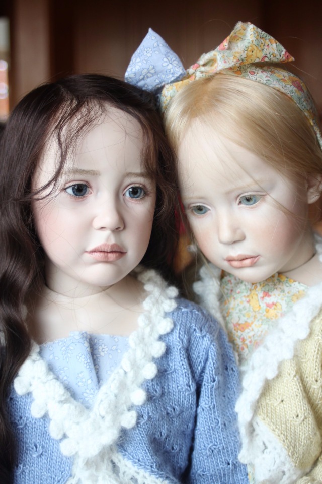 Процесс создания фарфоровых кукол - Джинн Гросс (Jeanne Gross). Часть Часть седьмая - Дети Цветов