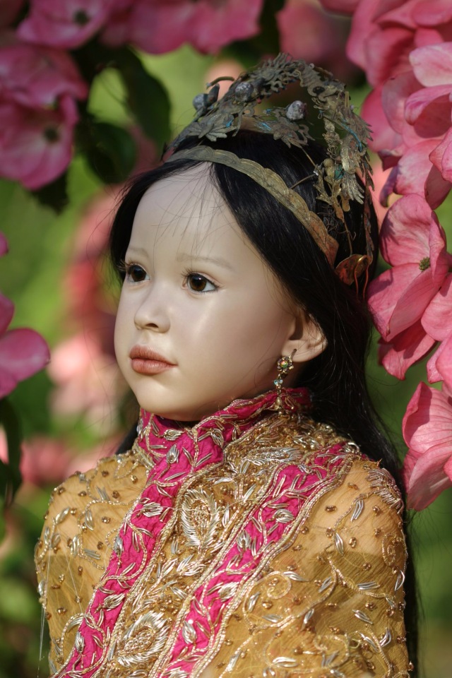 Процесс создания фарфоровых кукол - Джинн Гросс (Jeanne Gross). Часть третья: Стефани (Stephanie). Вишенка на торте