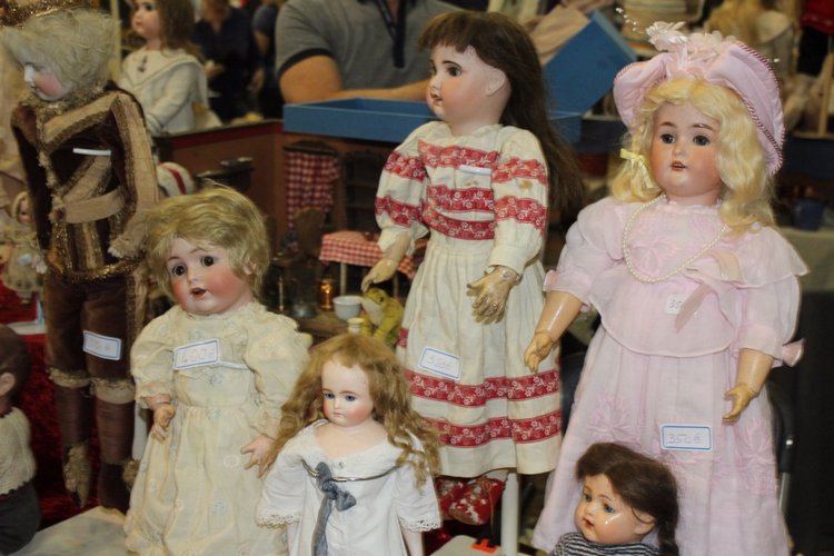 Выставка мишек, кукол и кукольной миниатюры в Голландии 2017 - часть третья