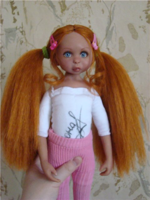 Эмма - рыжее чудо. Авторская кукла Кондрашовой Ирины