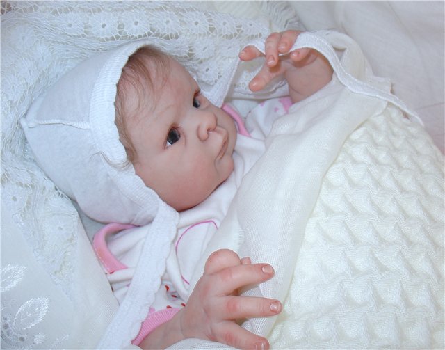 Мамина радость. Кукла Реборн из молда Джилл | Бэйбики Мамина радость. Кукла Реборн из молда Джилл (фото 6)