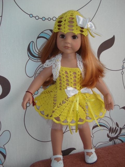 Мы очень ждем лето. Вязание для кукол Готц (фото 3)