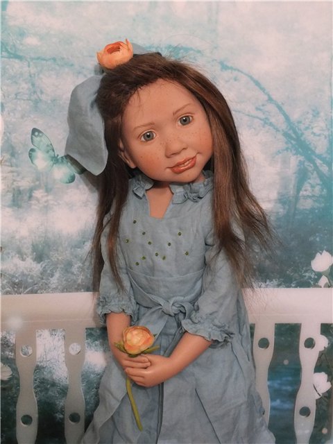 Ко мне приехала коллекционная кукла Минтье от Zwergnase (фото 5)