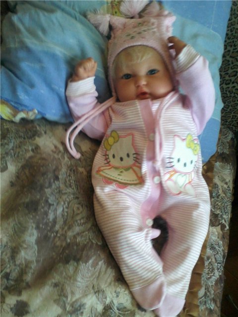 Игровая кукла переделана из пупса фирмы Огонёк (фото 7)