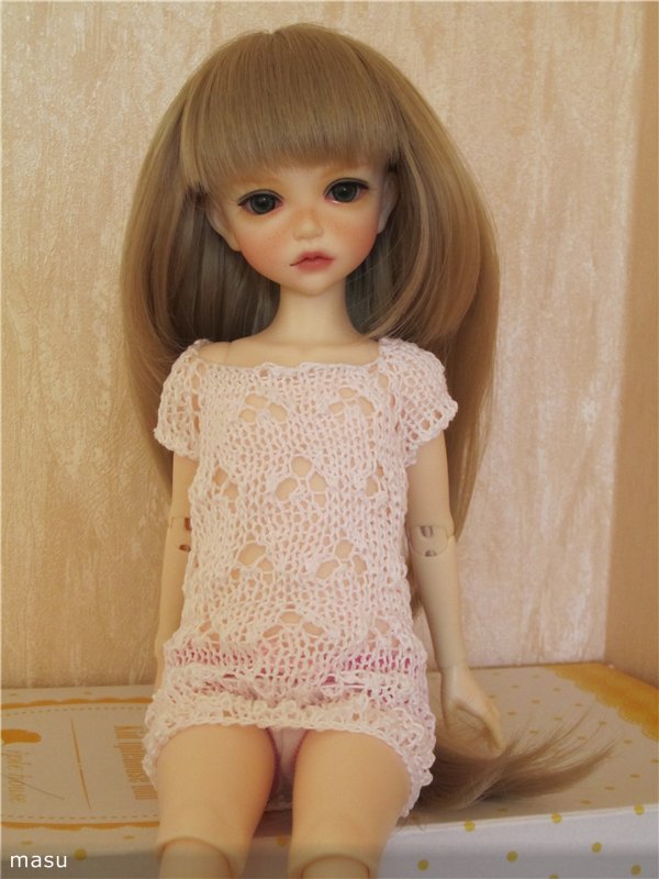 Связался белый комплектик для куклы БЖД (фото 4)