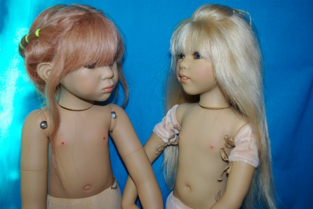 Сравниваем кукол Annette Himstedt 2002 и 2004 года. Efi, Pauline