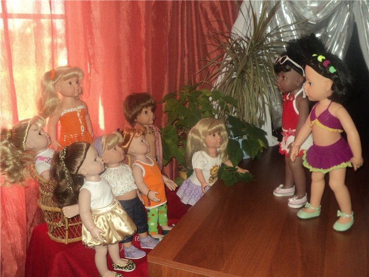 Девчушки любят наряжаться! Наряды для кукол Готц и не только
