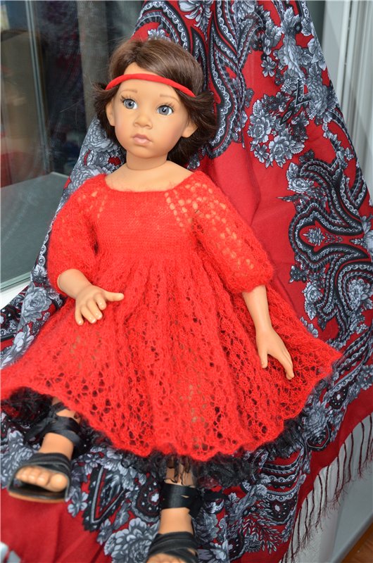 Девочка в красном! Сароян от Elisabeth Lindner (фото 2)