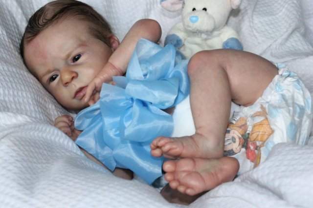 Меня аист принес, кукла реборн Беспаловои Жанны