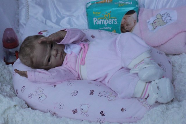 Детка Скарлет... Куколка реборн Виктории Вишни