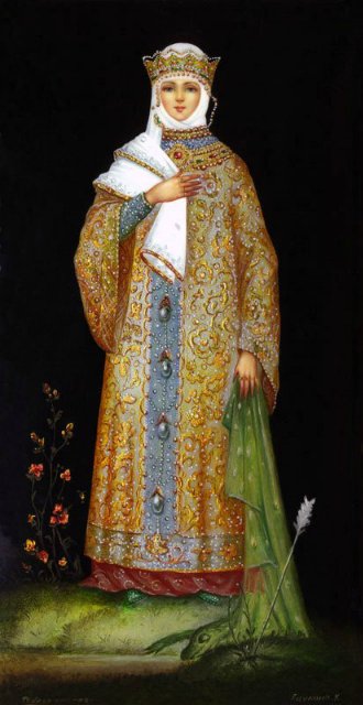 Усмотри тропинку в сказку или Здесь русский дух, здесь Русью пахнет. Федоскинская лаковая миниатюра