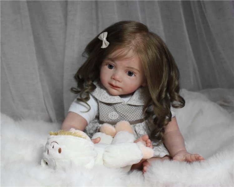 Машенька - маленькая заинька. Куклы реборн Анастасии Гангало (фото 2)