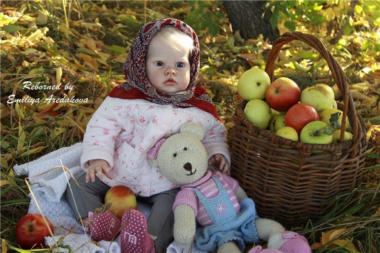 Машенька, Маруся, Манюнечка. Кукла ребрн Эмилии Аредаковой (фото 5)