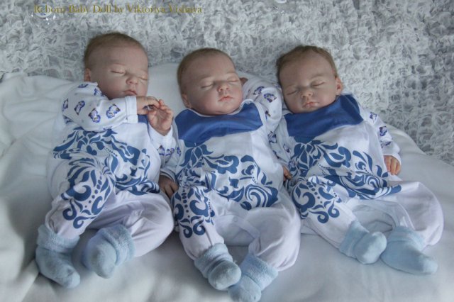 Тройняшки Джошики... Куколки реборн Виктории Вишни