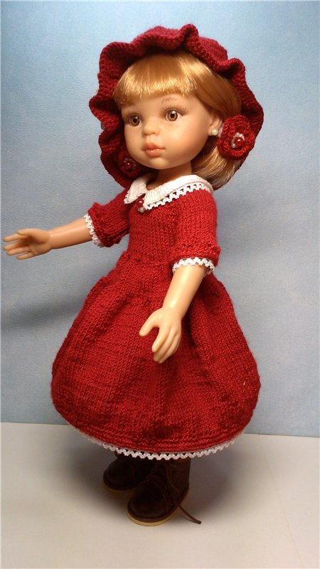 Красное платье | Бэйбики Красное платье — Куклы Paola Reina (Паола Рейна): новинки (фото 2)