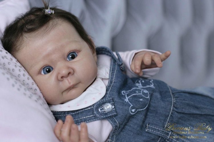 Моя маленькая пуговка! Кукла реборн Анастасии Бочковой (фото 3)
