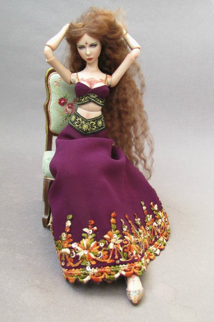 Кэйлаш. Авторская кукла — Авторские шарнирные куклы своими руками: лепка (фото 9)