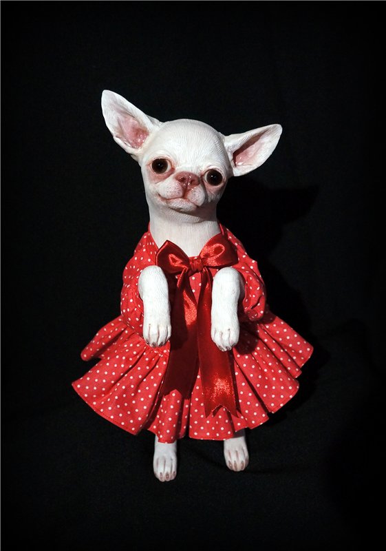 ООАК кукла Светланы Гришко. Собачка Манюня (фото 4)