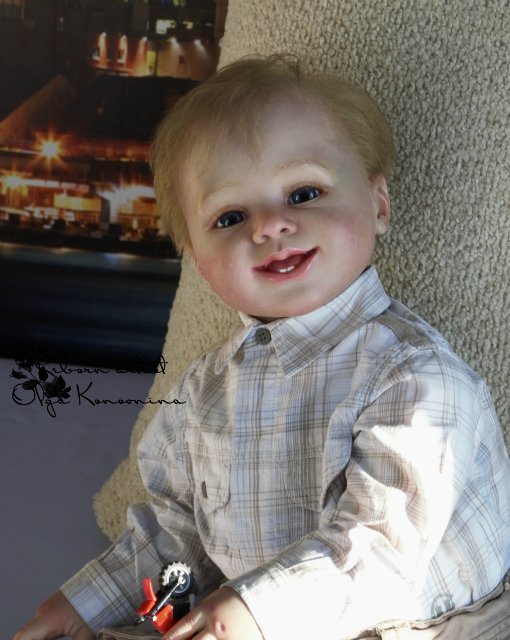 Улыбашка Сенечка, куклы реборн Ольги Коновниной (фото 10)