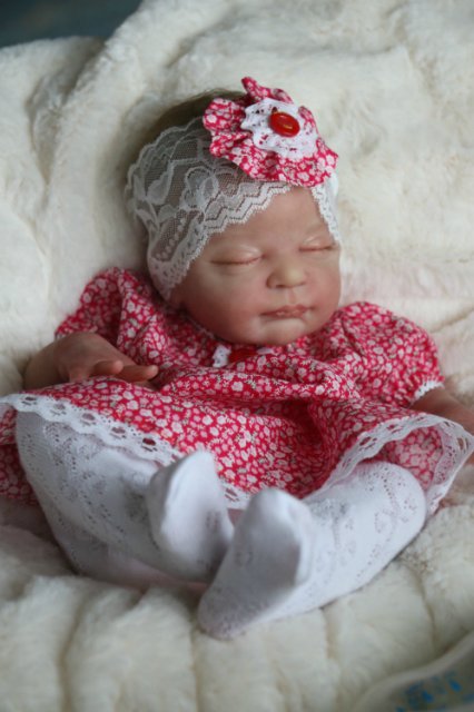 Спящая малышка Рози 2. Куколка реборн Виктории Вишни