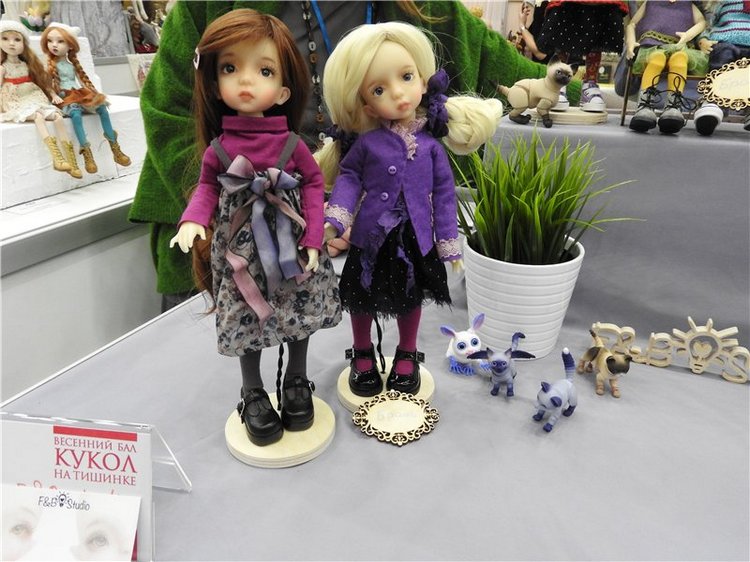 Экскурсия в страну чудес… Авторская кукла. Москва, Тишинка 2016