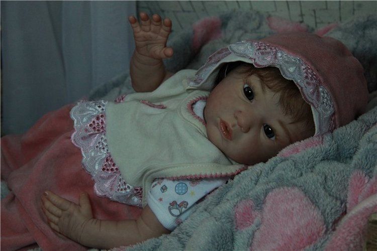 Малышка Карина. Куколка из молда Maike от Gudrun Legler (фото 4)