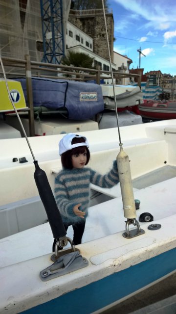 Пегий пёс, бегущий краем моря