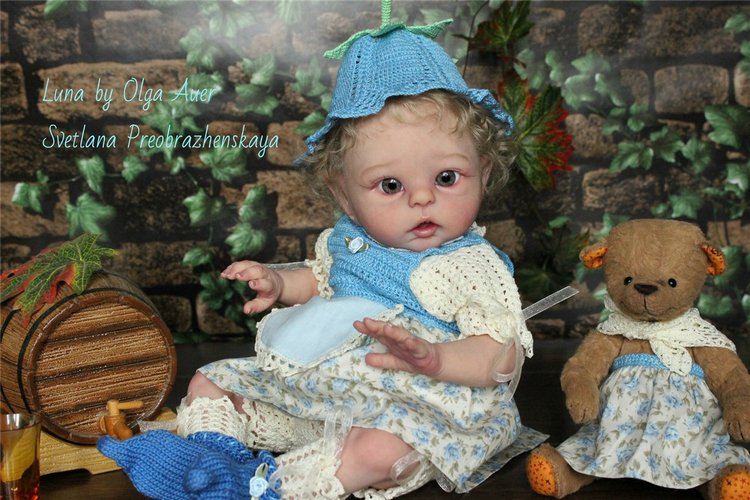 Эльф Luna by Olga Auer, мой прототип. Кукла реборн Светланы Преображенской