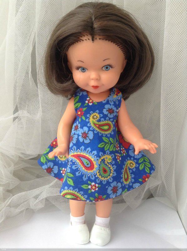 Еще раз про двусторонние сарафаны. Мастер класс с выкройками для кукол