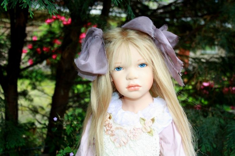 Марусина прогулка по саду. Коллекционная кукла от Zofia & Henry Zawieruszynski