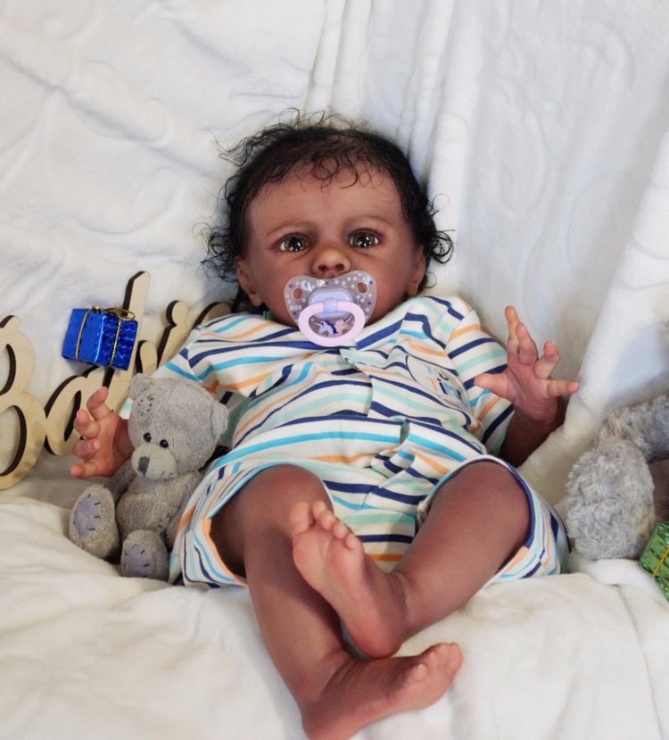 Элла,шоколадная конфетка. Кукла реборн Ольги Коновниной (фото 6)