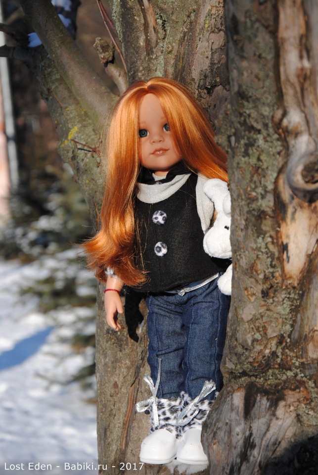 Самая красивая Рыжая. Сара с собачкой 2009 г от Gotz