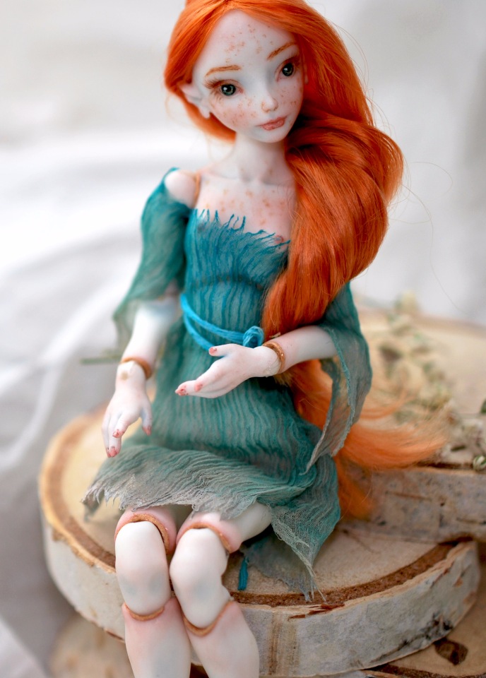 Рождение фарфоровой куклы эльфиечки (фото 4)