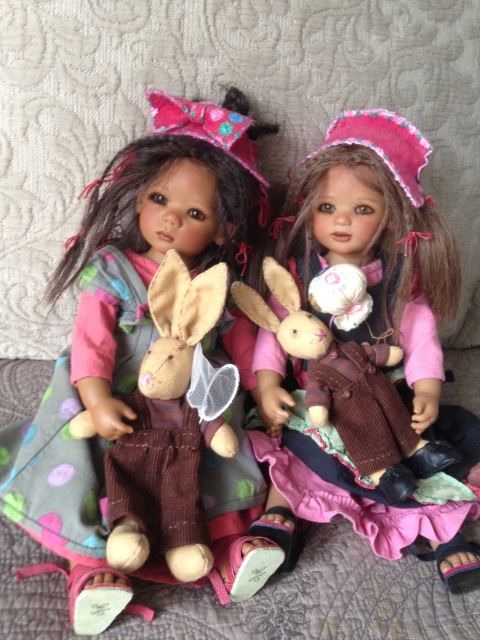 Клубные мини Химочки Reki и Leleti, коллекционные куклы A. Himstedt (фото 2)