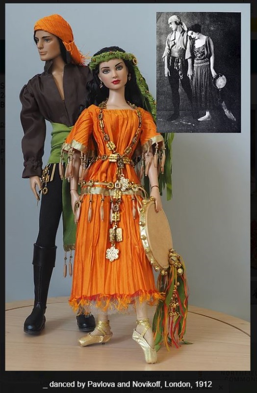 Peggy Turchette и ее любимая Анна Павлова в куклах Роберта Тоннера