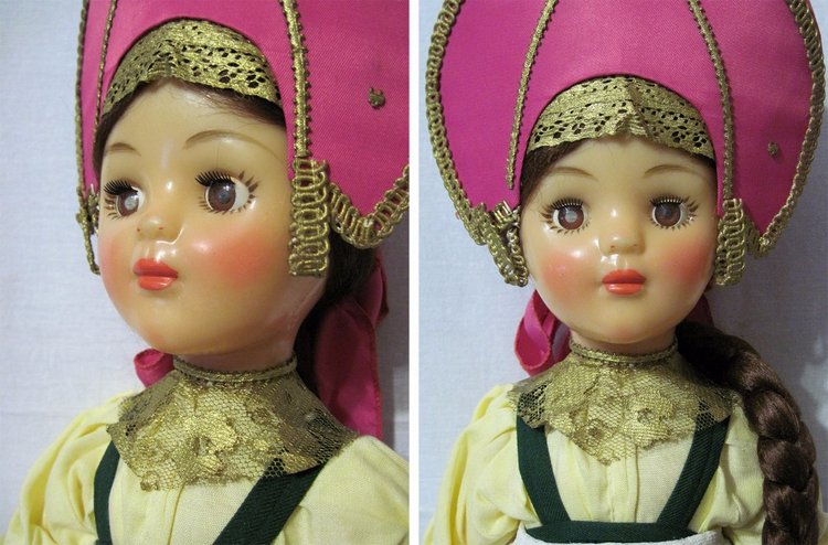 Фабрика 8 марта и серия "Куклы в старинных костюмах русских губерний"