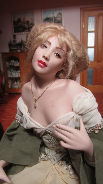 Ханна - изысканно красивая кукла от Моники Мехлинг (фото 3)