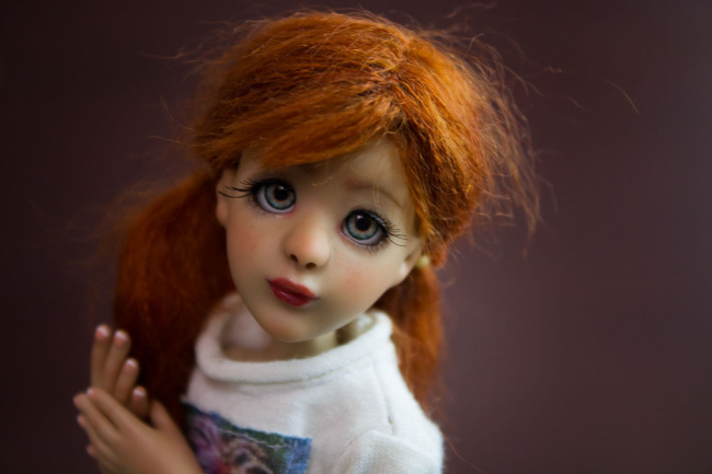 Моя "жемчужинка" Женька. Авторская шарнирная кукла Pearl Ирины Поздняковой P.I.A.Dolls (фото 6)
